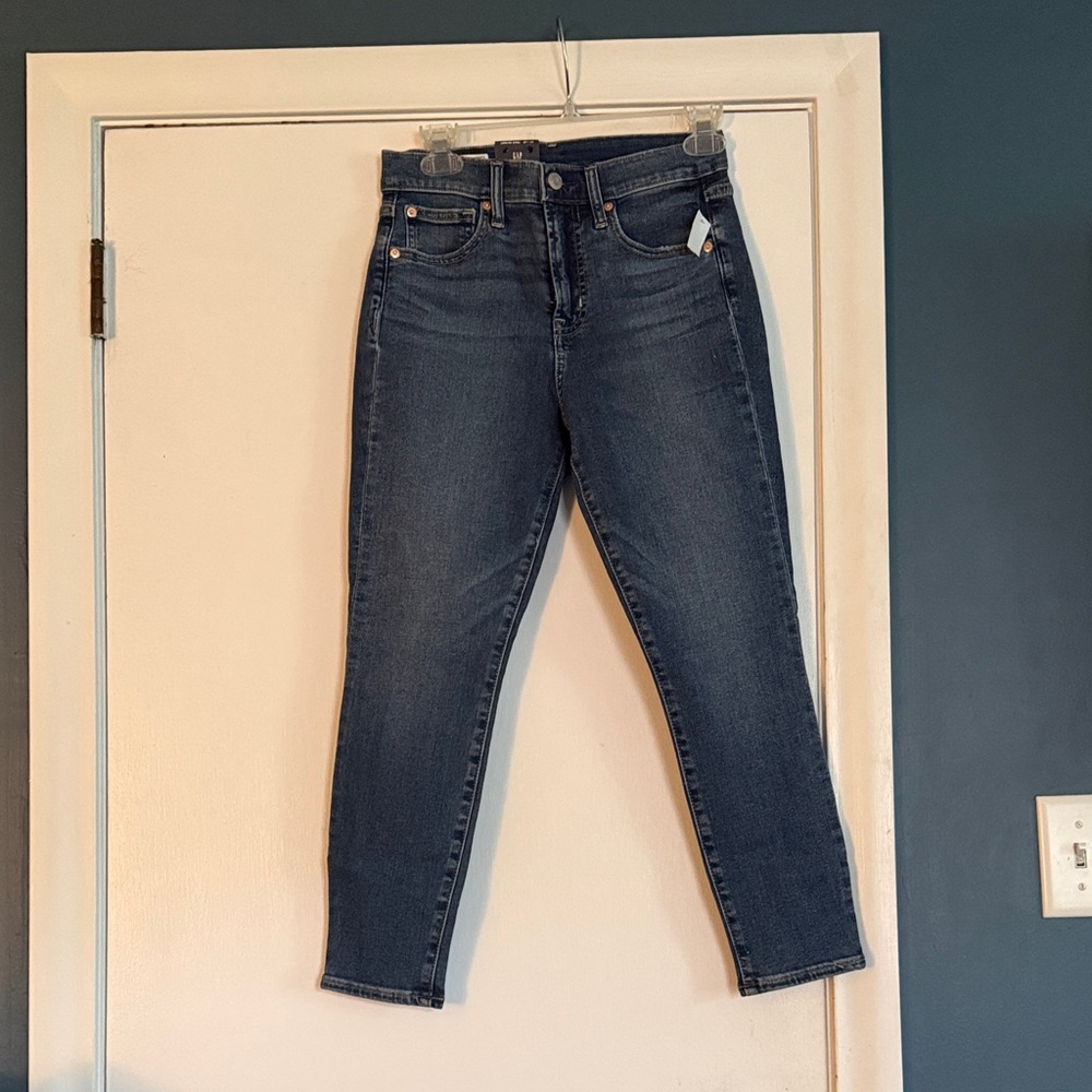 GAP Women's High-Rise Slim Dark Indigo Jeans